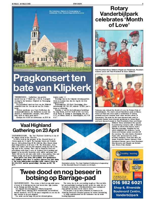 STER SOUTH 15 March – 18 March 2022 page 5