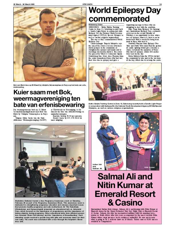 STER SOUTH 15 March – 18 March 2022 page 11