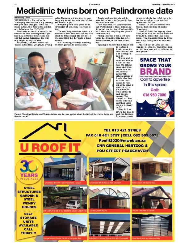 STER SOUTH 15 March – 18 March 2022 page 12