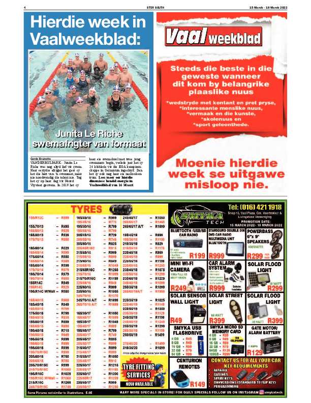 STER SOUTH 15 March – 18 March 2022 page 4