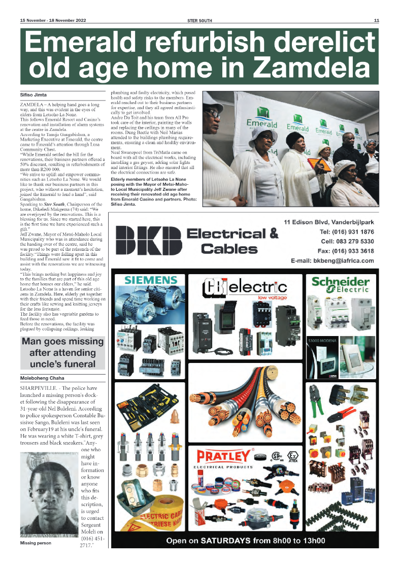 STER SOUTH 15 November – 18 November 2022 page 11