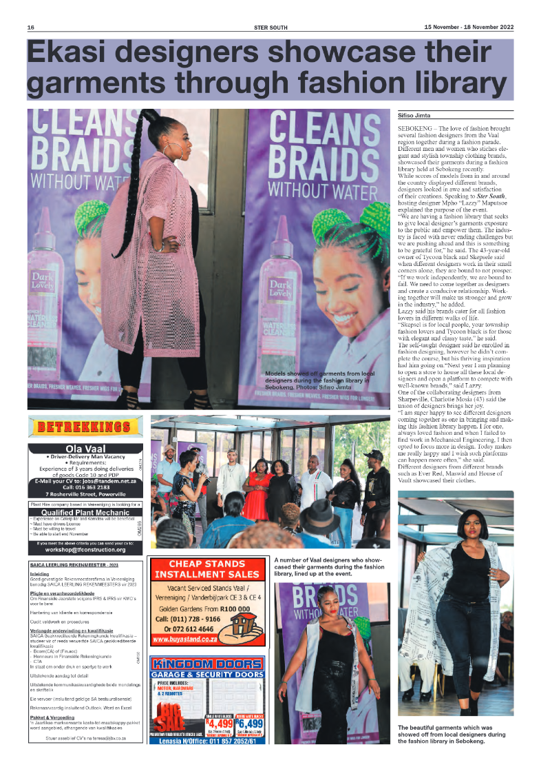 STER SOUTH 15 November – 18 November 2022 page 16