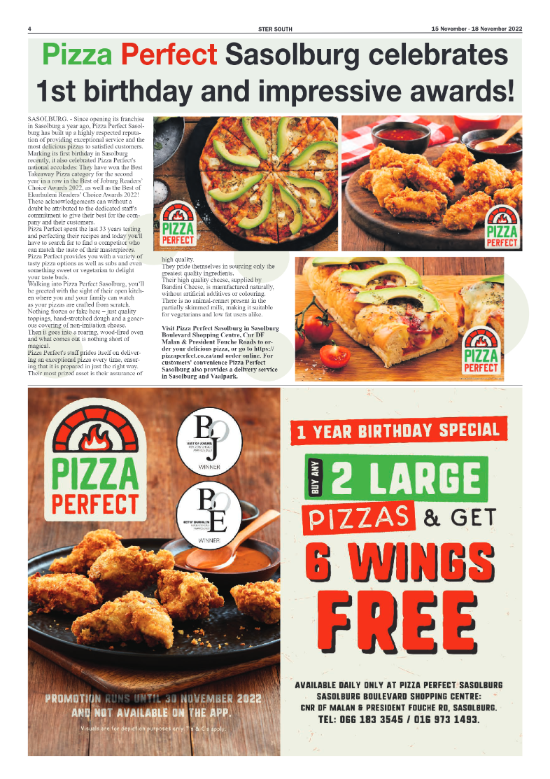 STER SOUTH 15 November – 18 November 2022 page 4