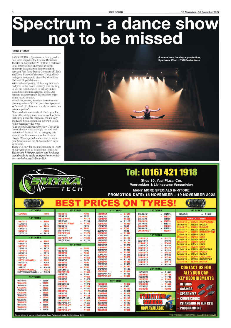 STER SOUTH 15 November – 18 November 2022 page 6