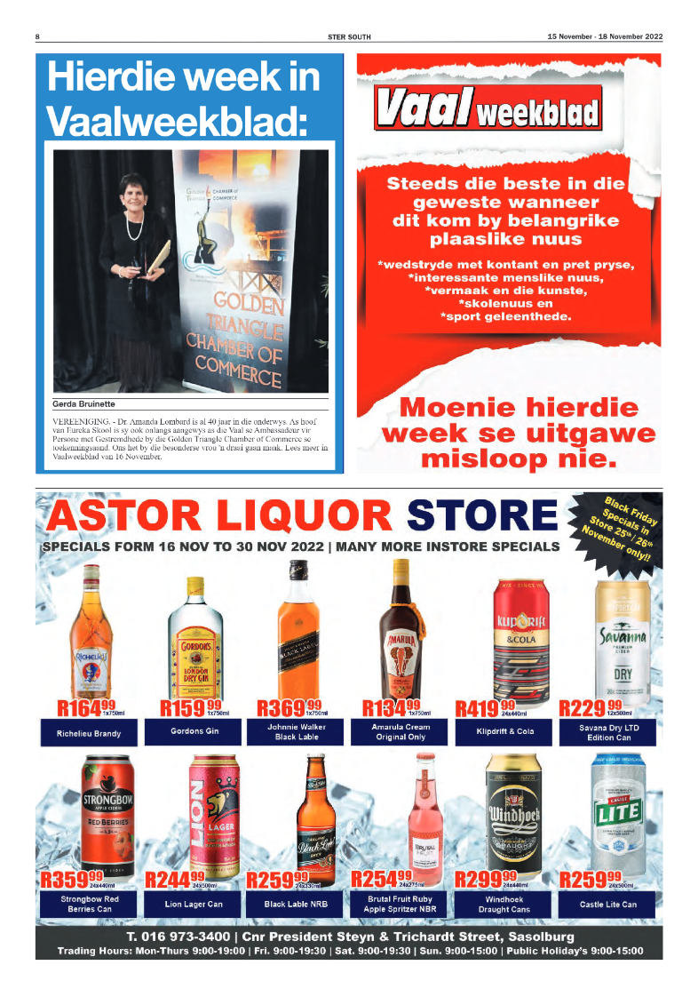 STER SOUTH 15 November – 18 November 2022 page 8