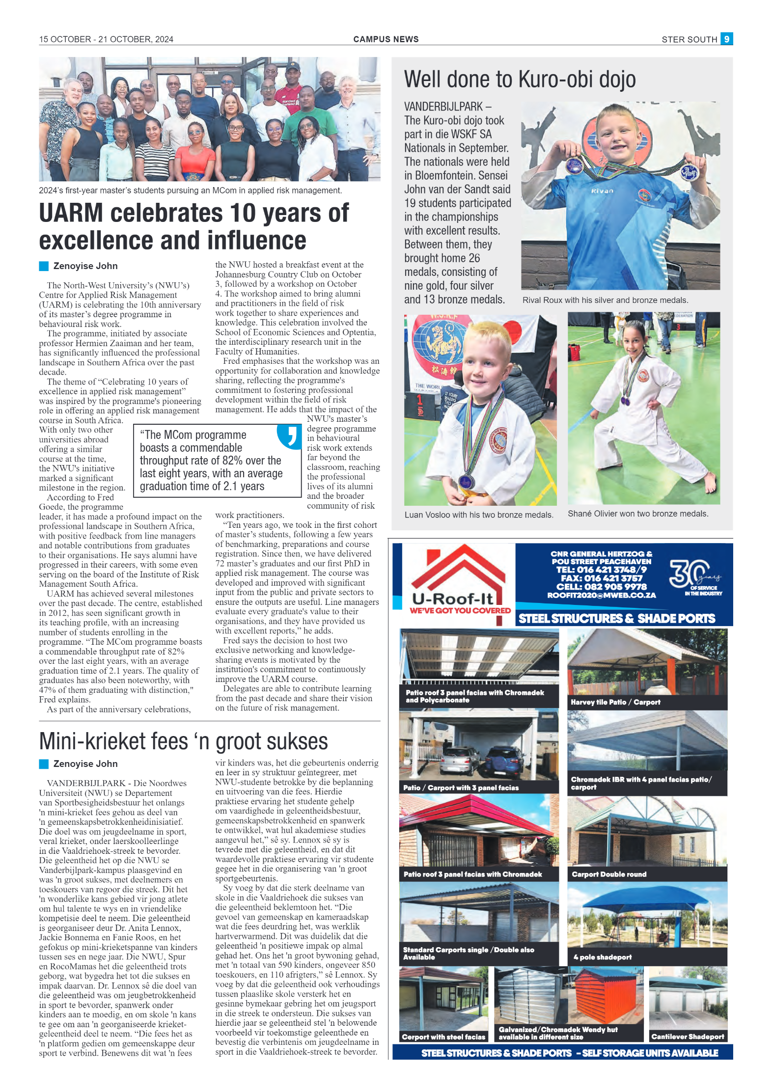 STER SOUTH 15 OCTOBER – 21 OCTOBER, 2024 page 9