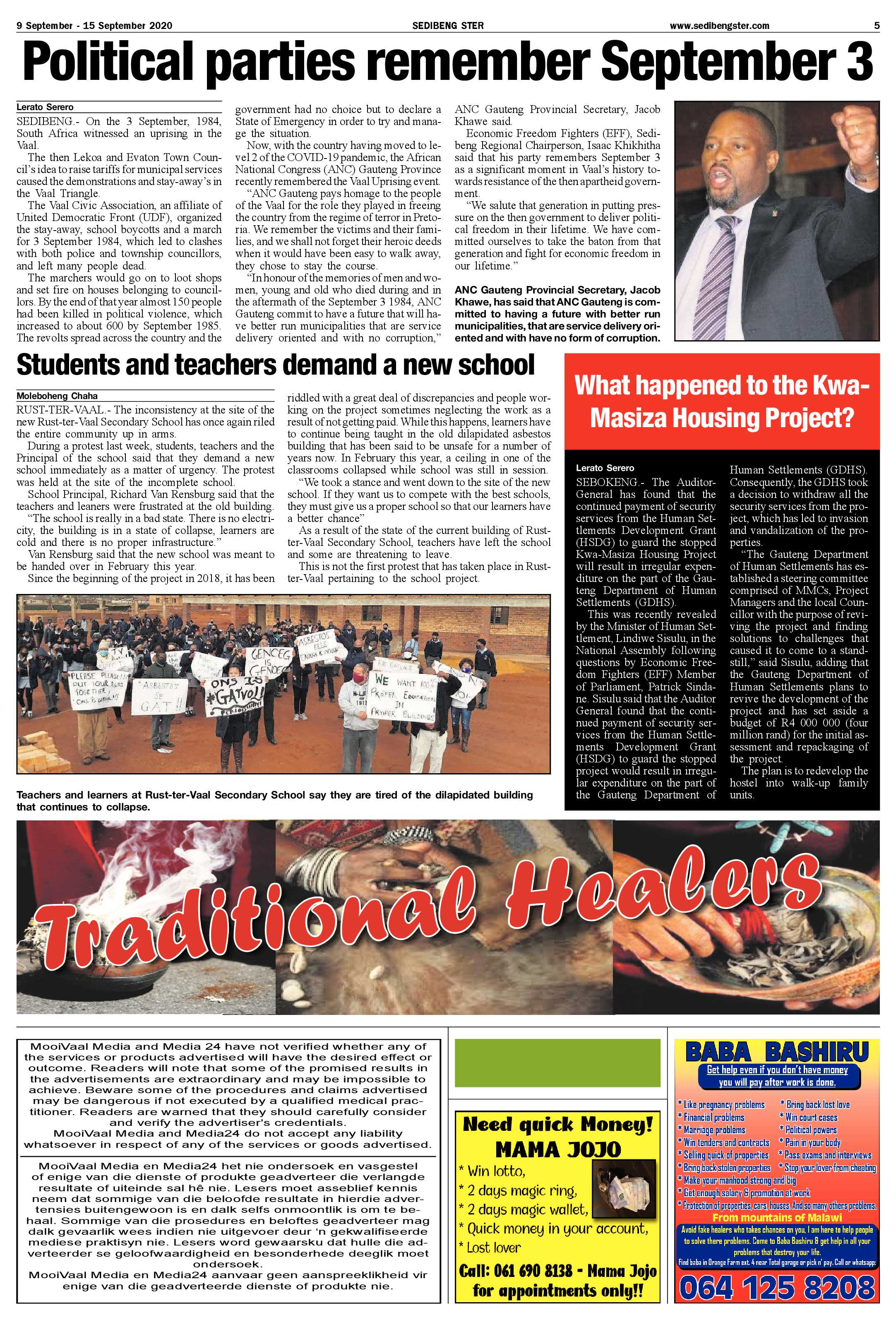 STER SOUTH 15 September – 18 September 2020 page 5