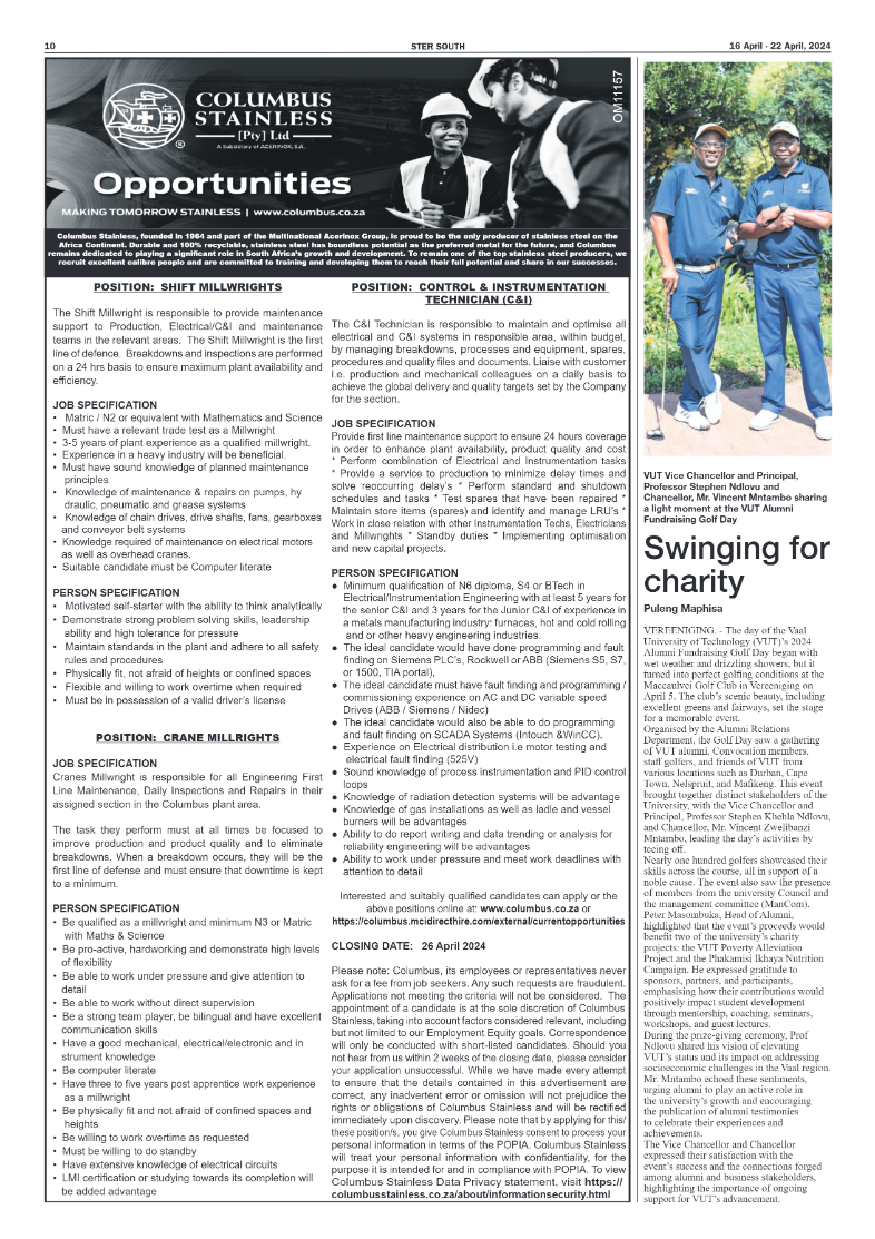 STER SOUTH 16 April – 22 April, 2024 page 10