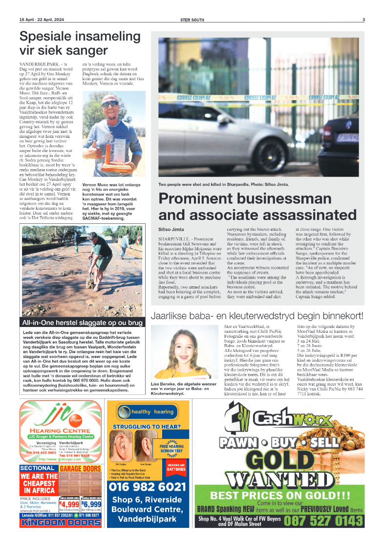 STER SOUTH 16 April – 22 April, 2024 page 3