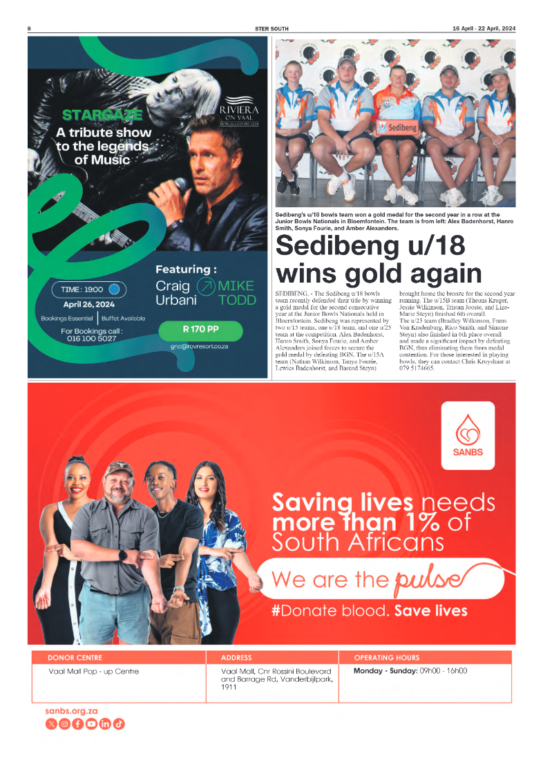 STER SOUTH 16 April – 22 April, 2024 page 8