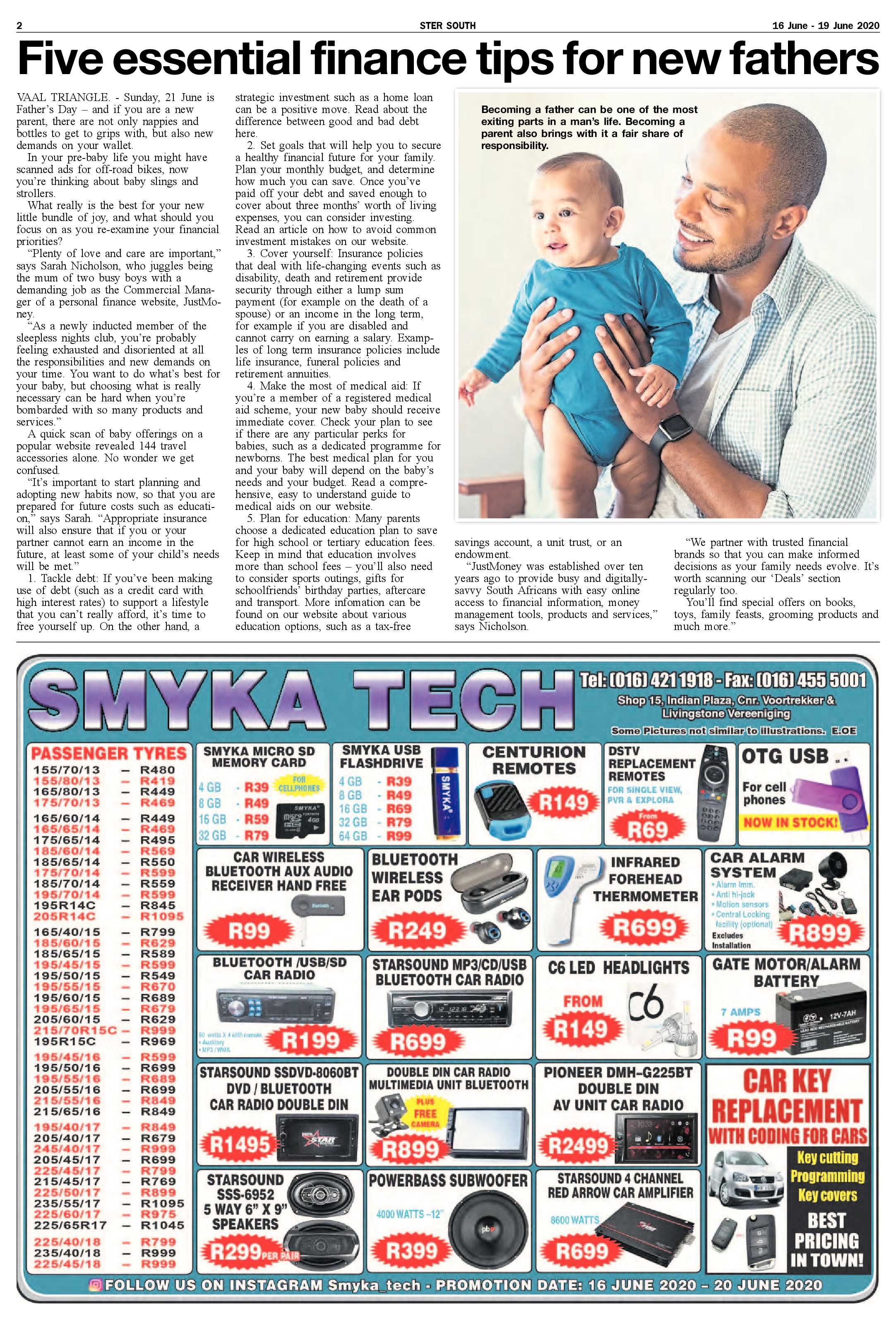 SOUTH STER 16 JUNIE – 19 JUNIE 2020 page 2