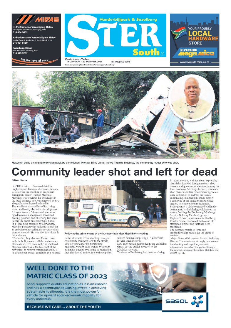 STER SOUTH 16 January – 22 January, 2024 page 1
