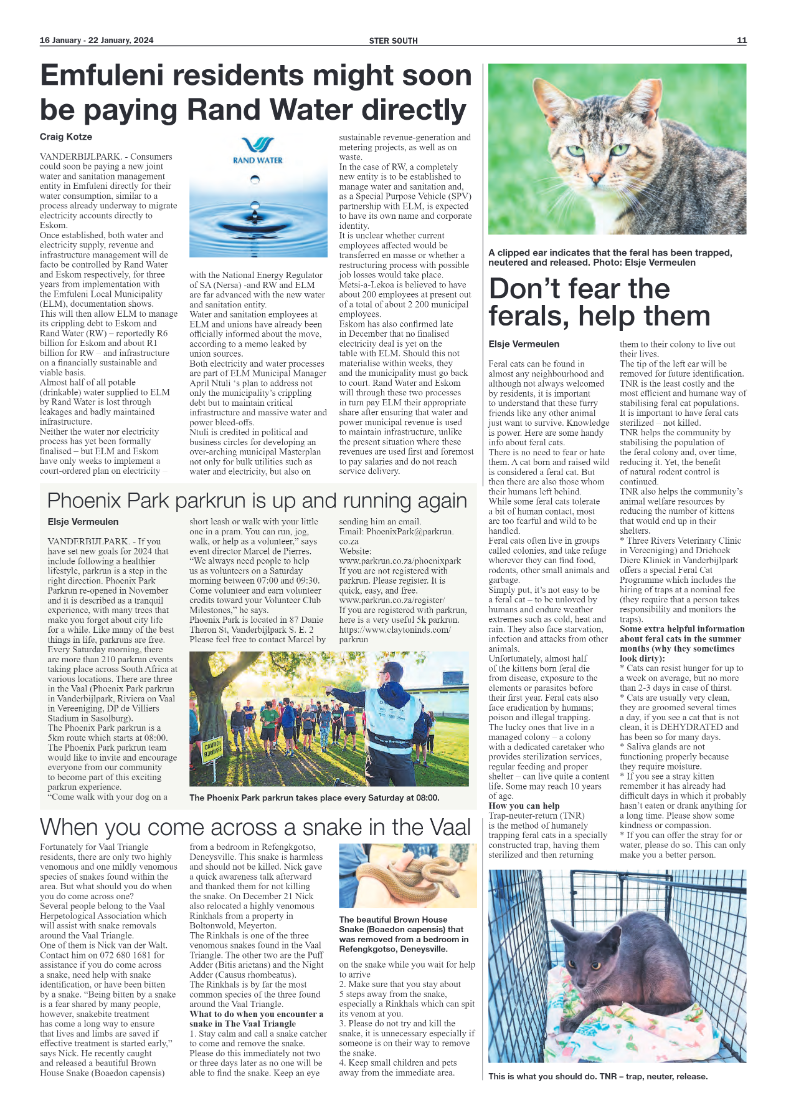 STER SOUTH 16 January – 22 January, 2024 page 11