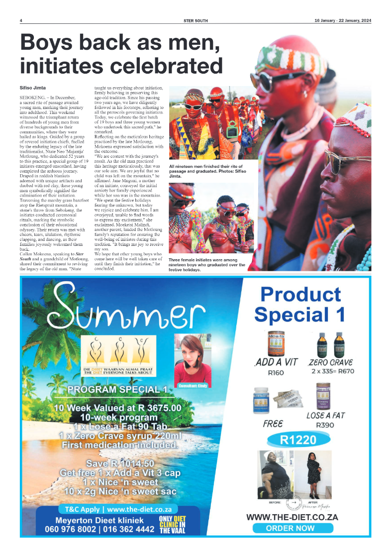 STER SOUTH 16 January – 22 January, 2024 page 4