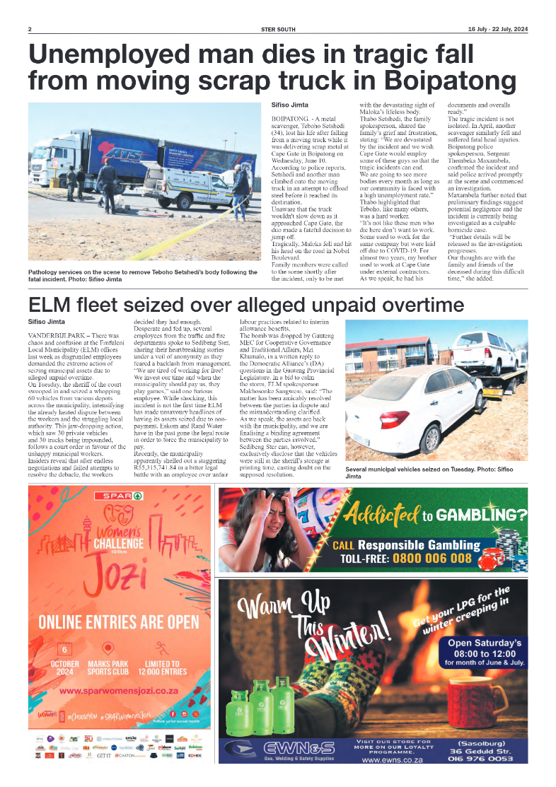 STER SOUTH 16 July – 22 July, 2024 page 2