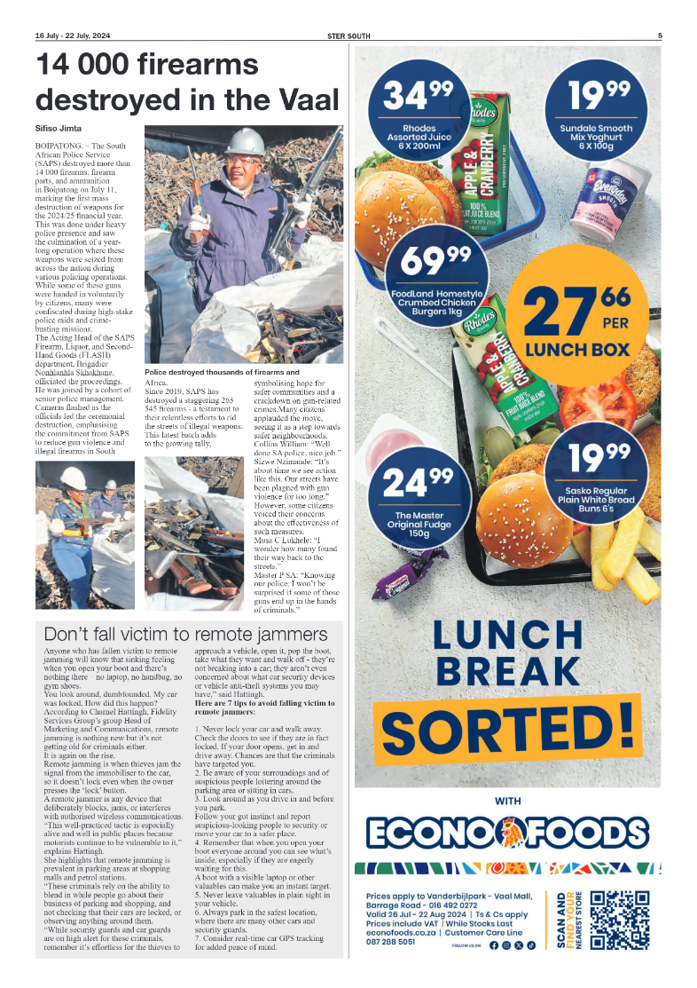 STER SOUTH 16 July – 22 July, 2024 page 5