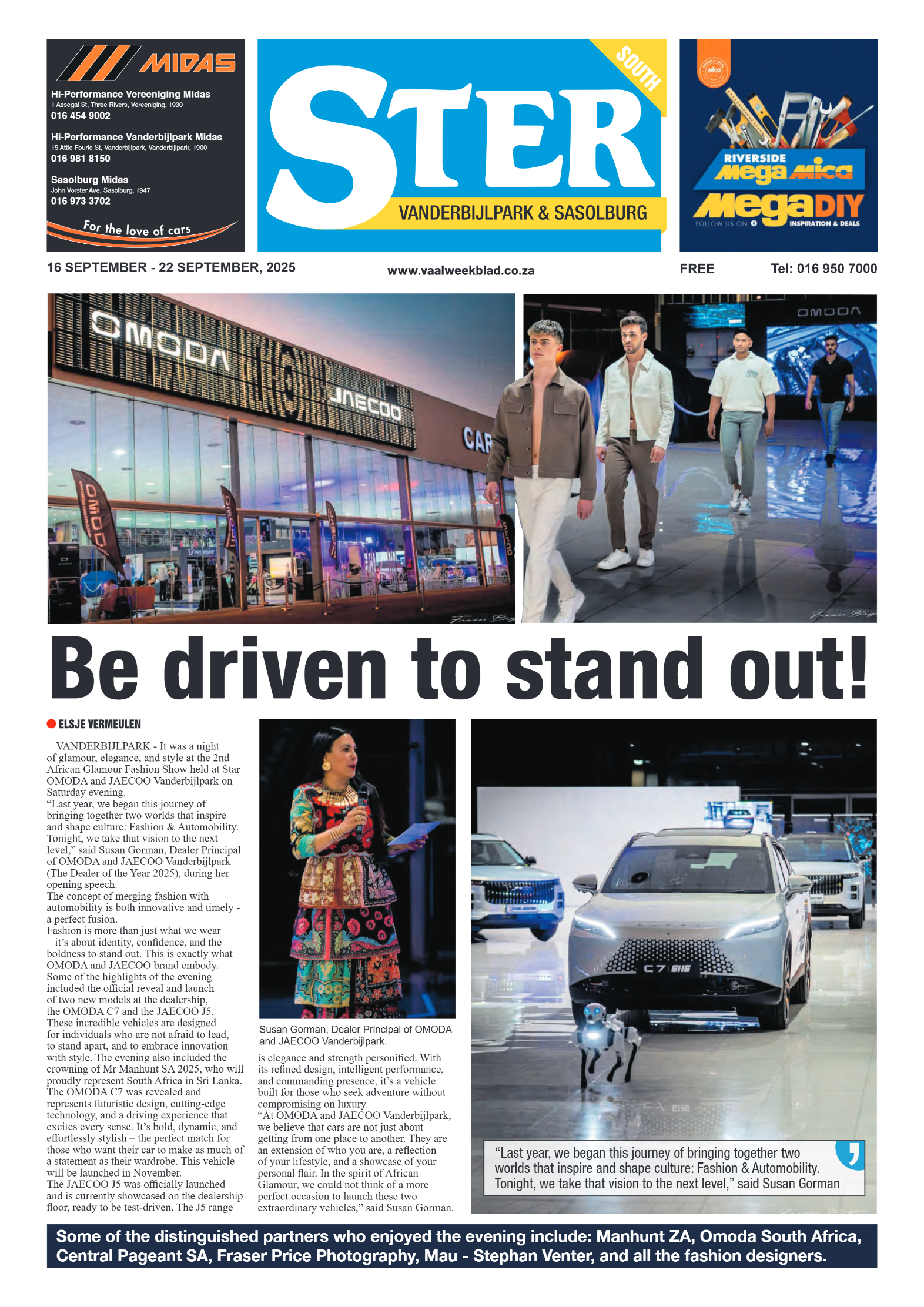 STER SOUTH 16 SEPTEMBER – 22 SEPTEMBER, 2025 page 1