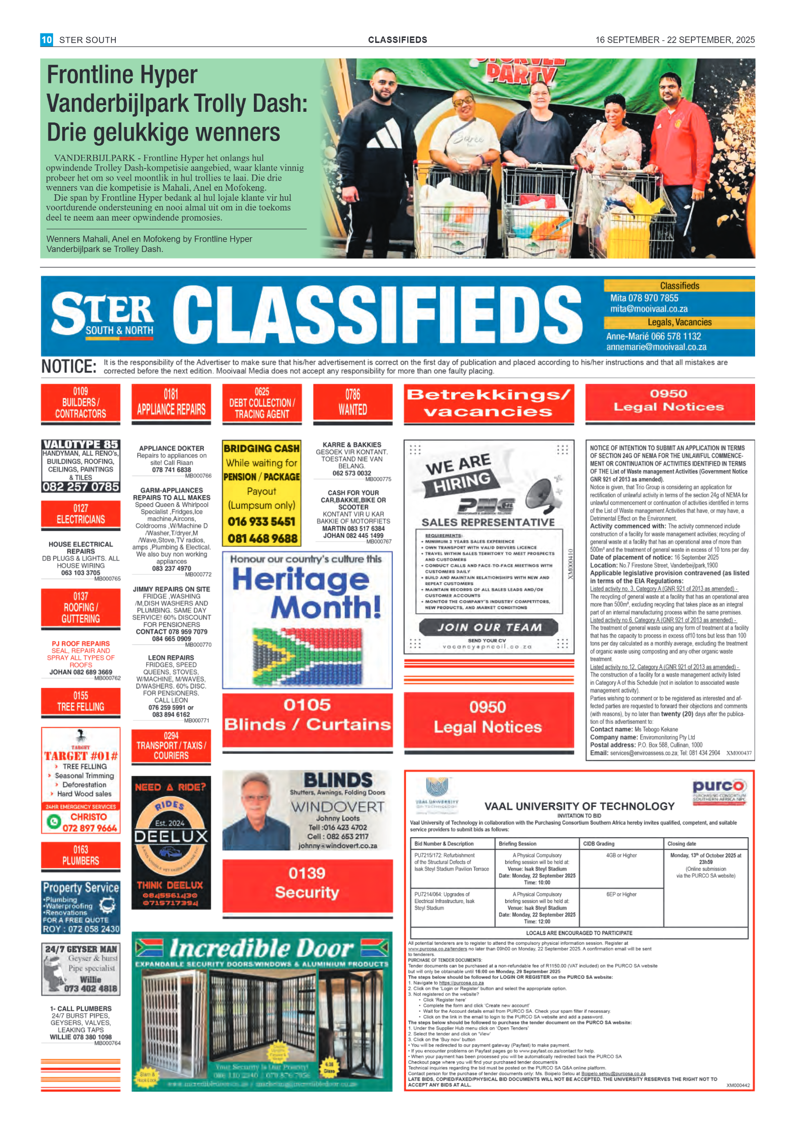 STER SOUTH 16 SEPTEMBER – 22 SEPTEMBER, 2025 page 10