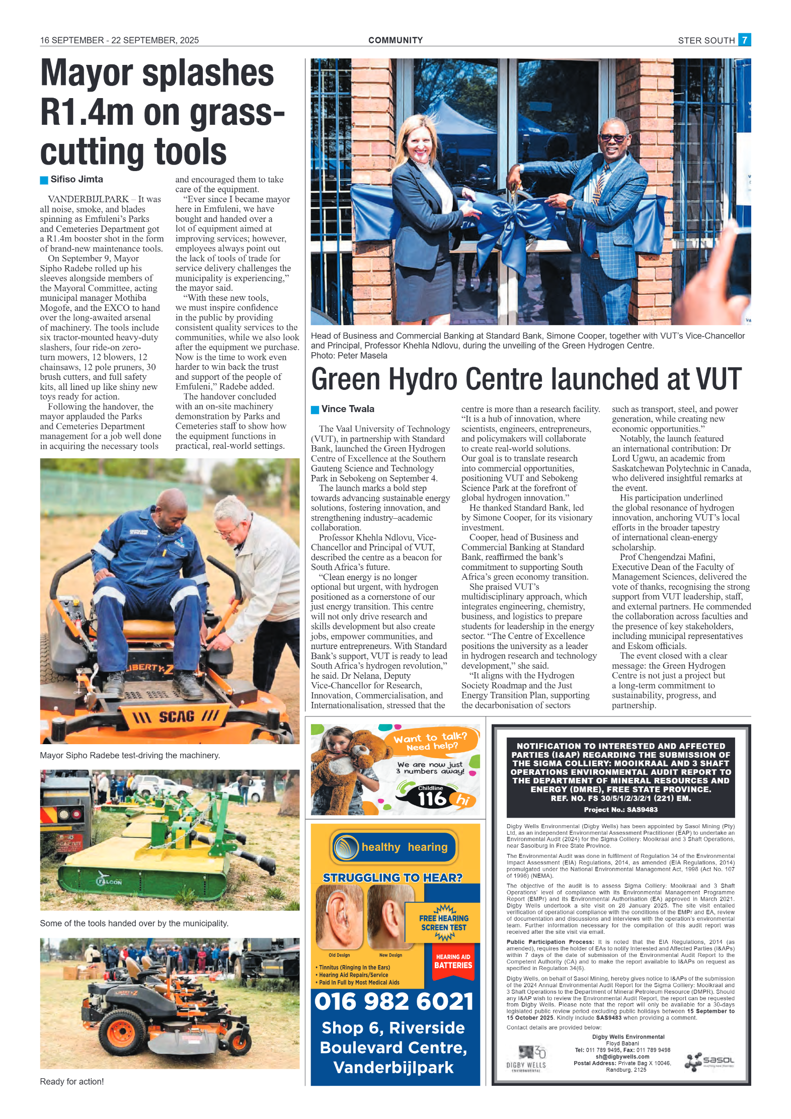 STER SOUTH 16 SEPTEMBER – 22 SEPTEMBER, 2025 page 7