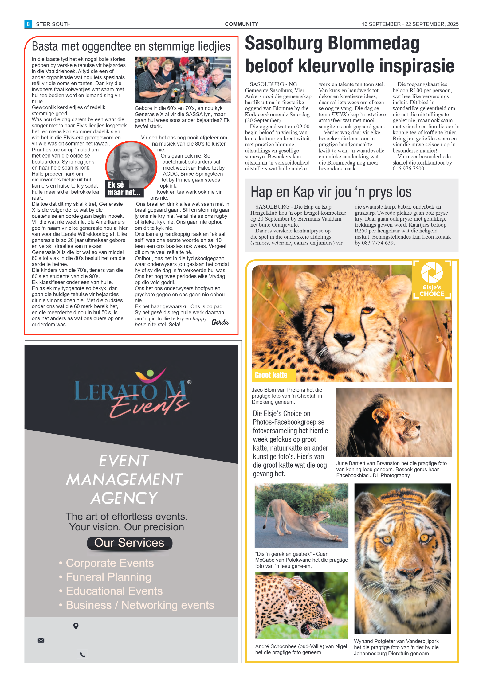 STER SOUTH 16 SEPTEMBER – 22 SEPTEMBER, 2025 page 8