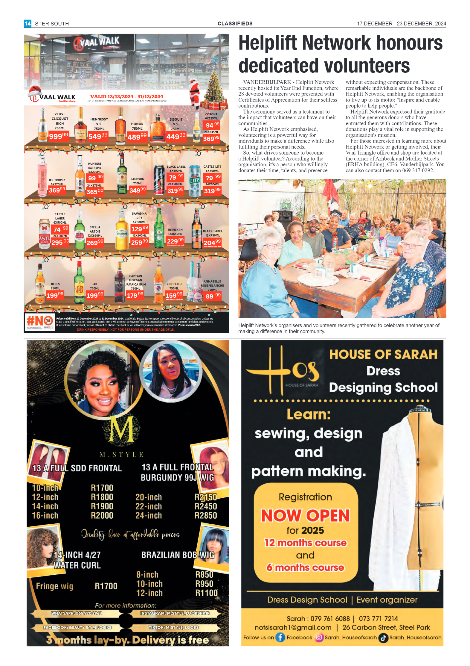 STER SOUTH 17 DECEMBER – 23 DECEMBER, 2024 page 14
