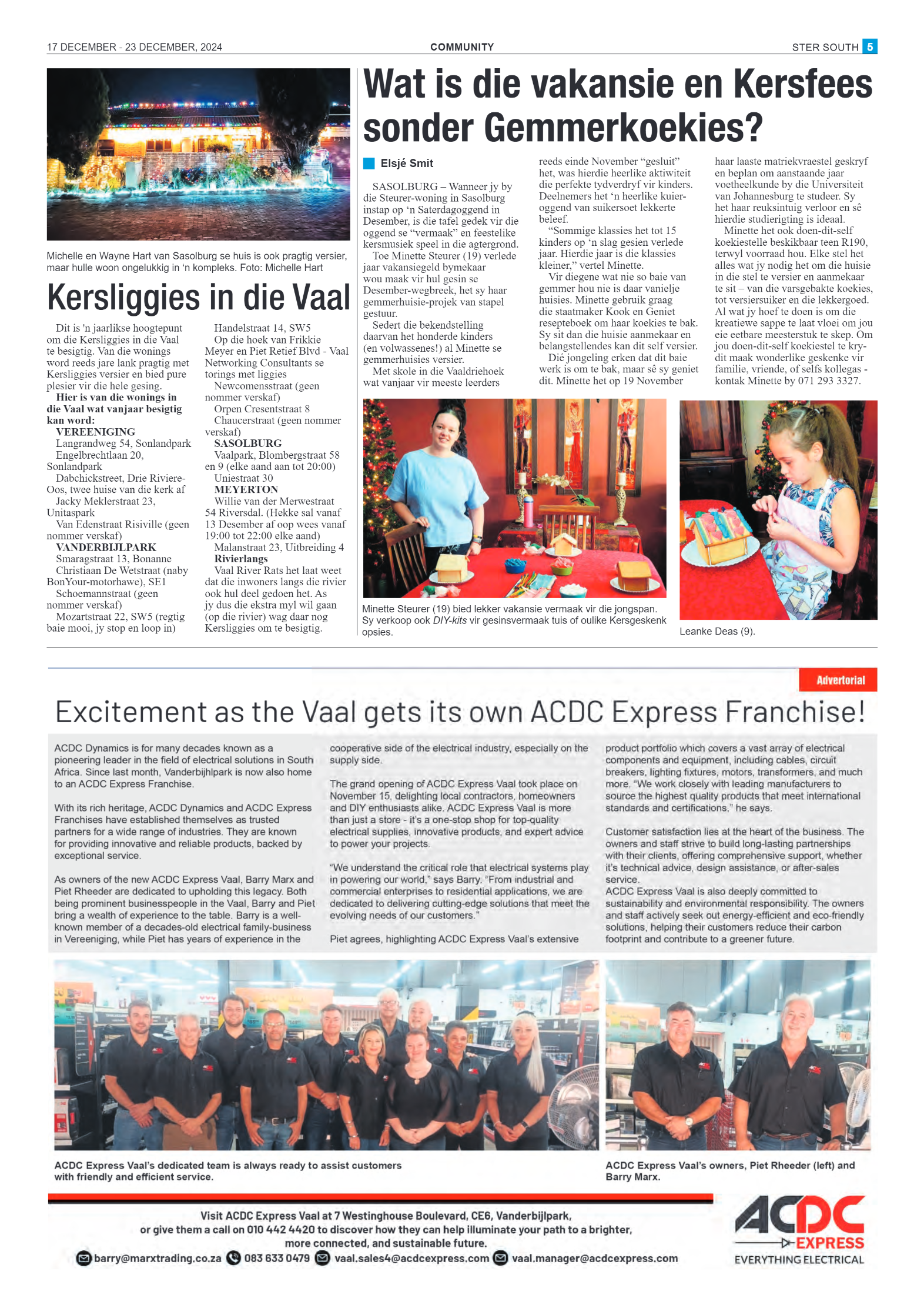 STER SOUTH 17 DECEMBER – 23 DECEMBER, 2024 page 4