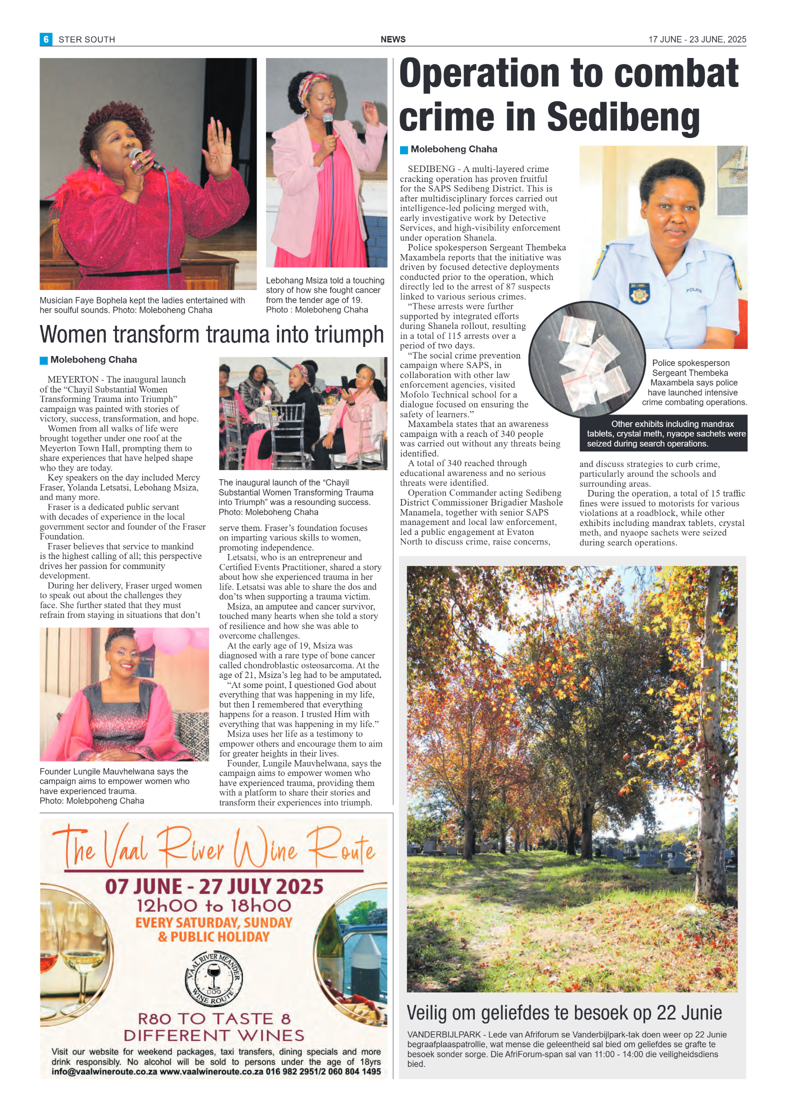 STER SOUTH 17 JUNE – 23 JUNE, 2025 page 6