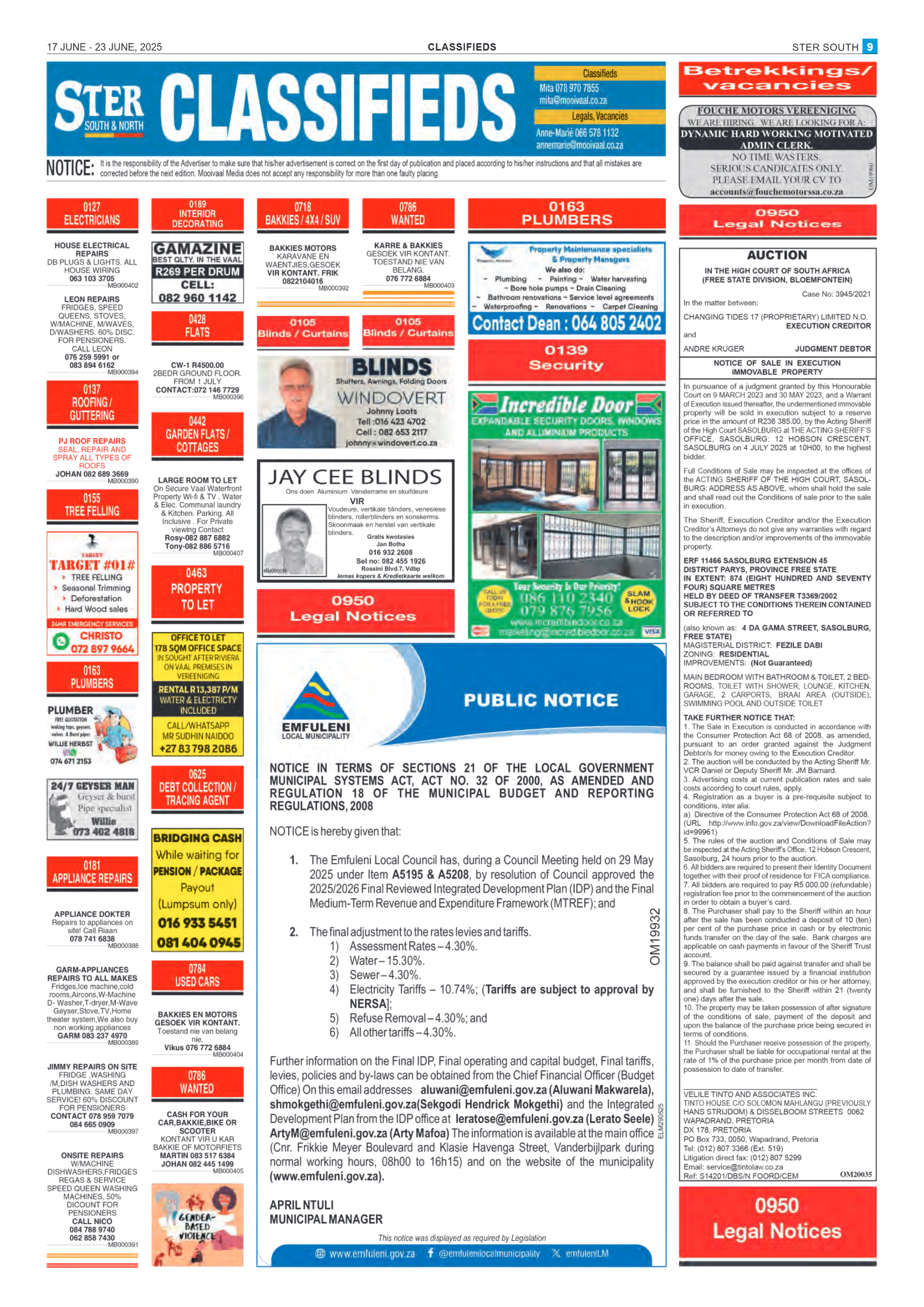 STER SOUTH 17 JUNE – 23 JUNE, 2025 page 9