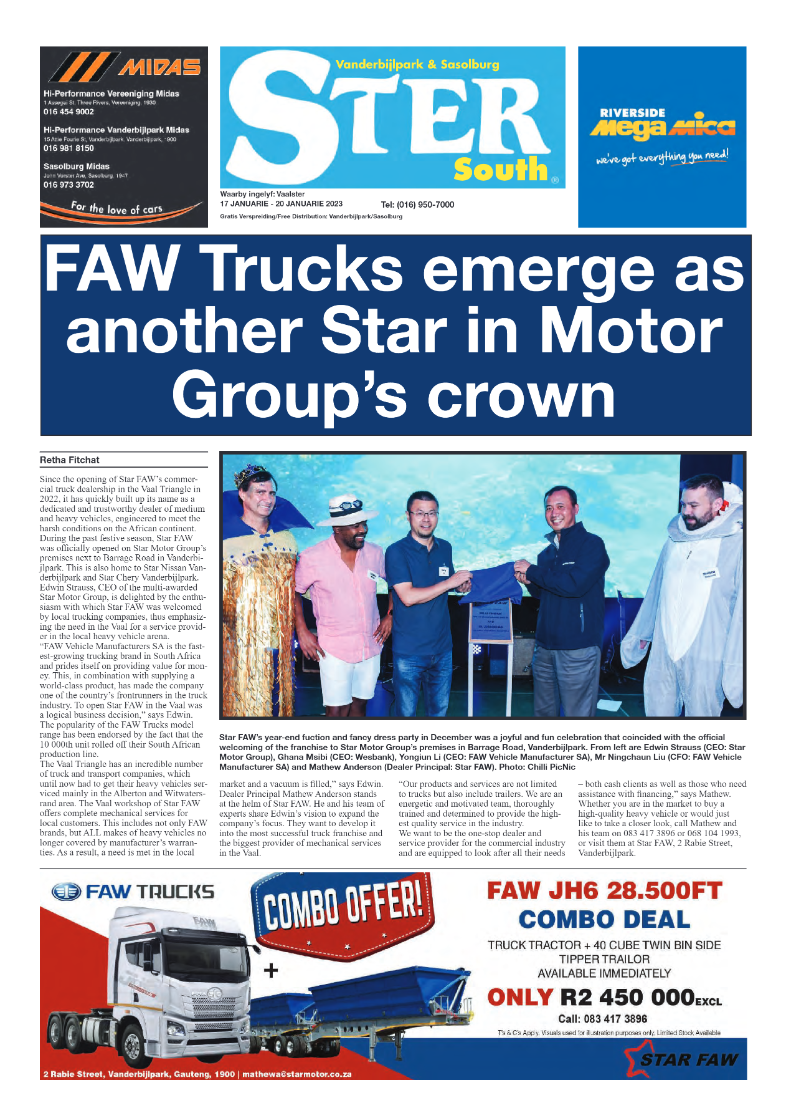 STER SOUTH 17 Januarie – 20 Januarie 2023 page 1