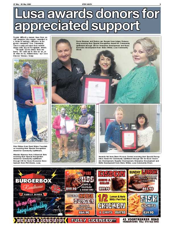STER SOUTH 17 May – 20 May 2022 page 15