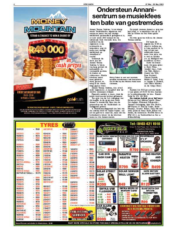STER SOUTH 17 May – 20 May 2022 page 4