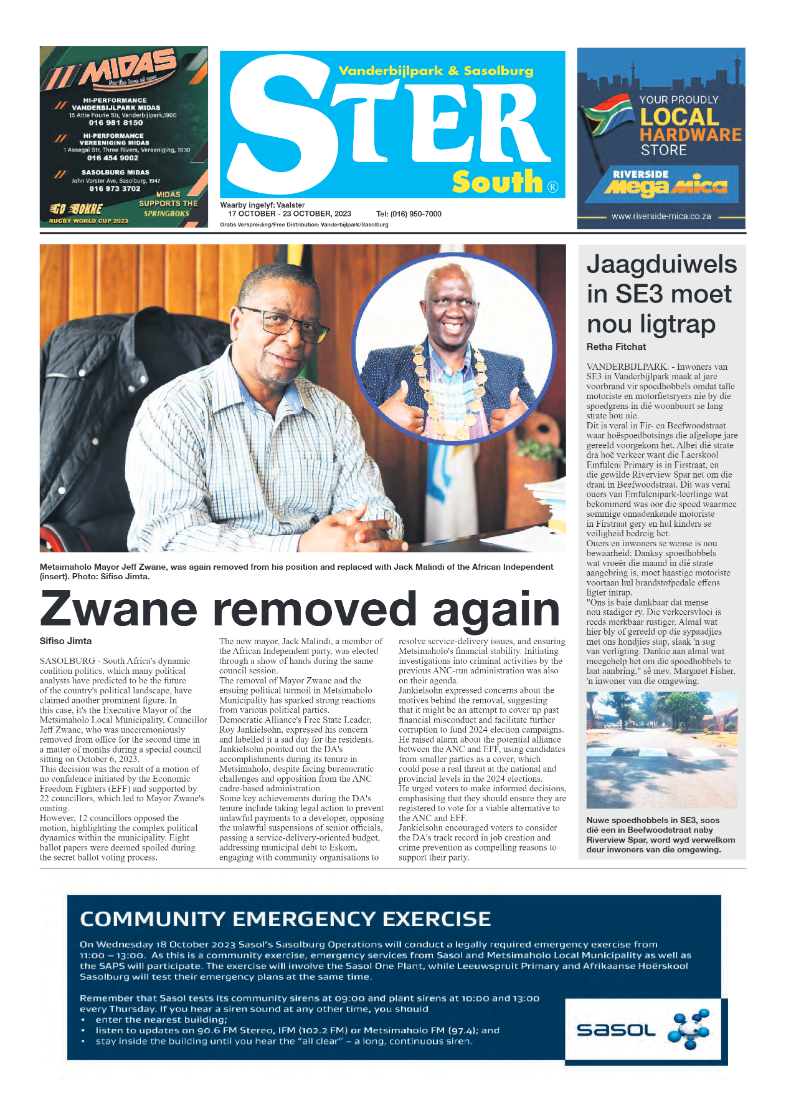 STER SOUTH 17 October – 23 October, 2023 page 1
