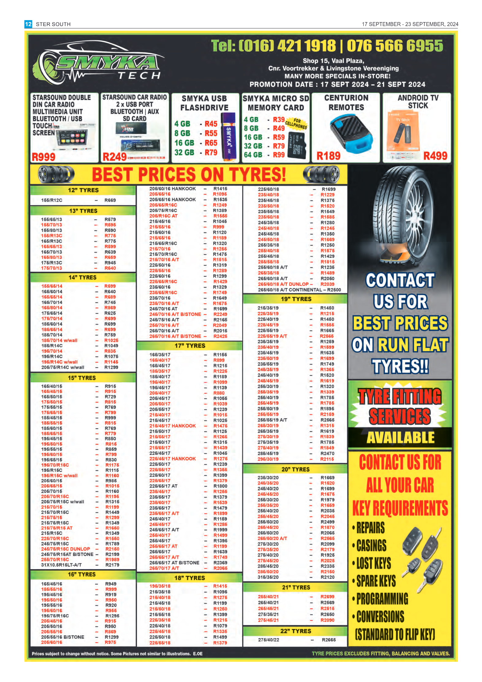 STER SOUTH 17 SEPTEMBER – 23 SEPTEMBER 2024 page 12