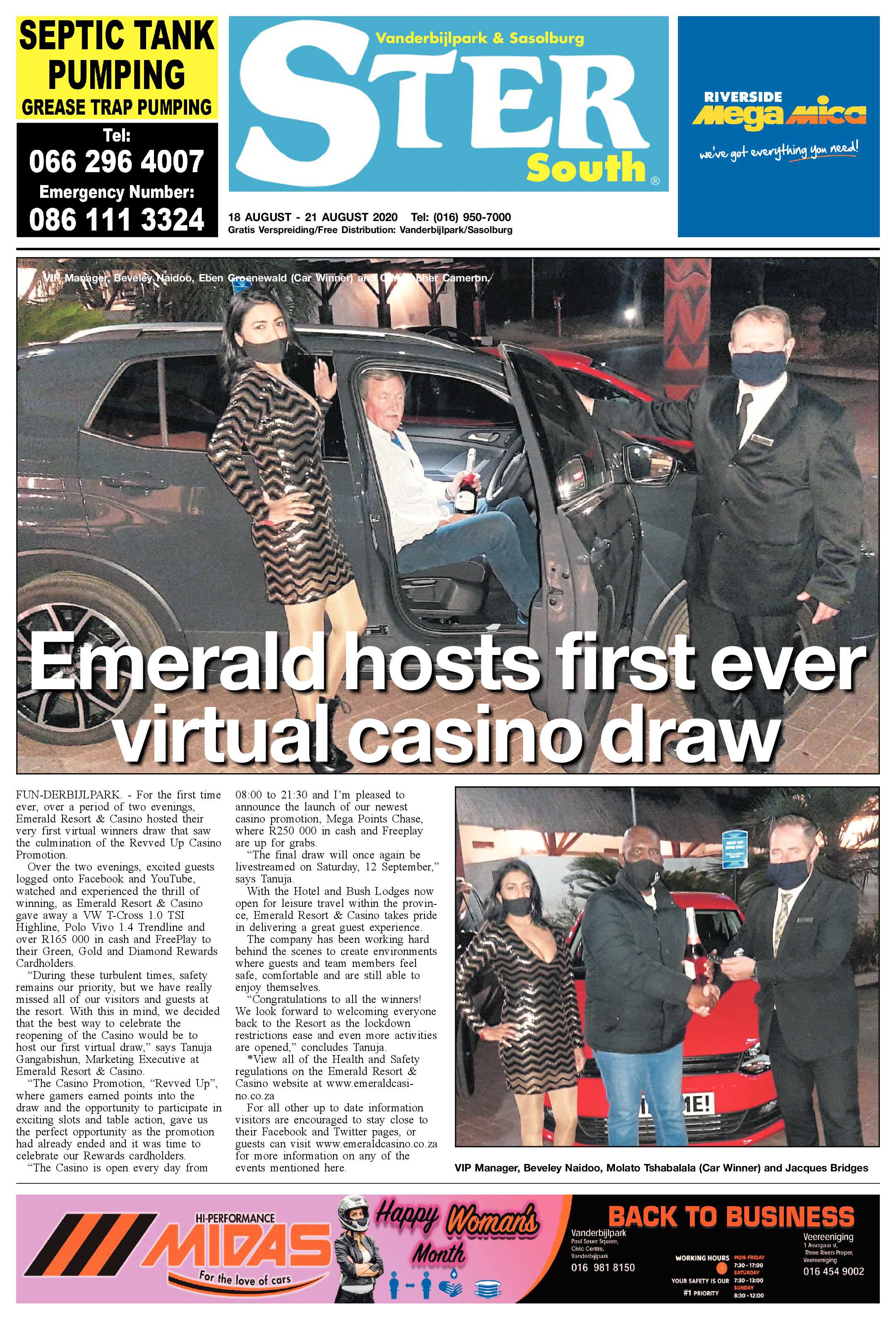 STER SOUTH 18 August – 21 August 2020 page 1