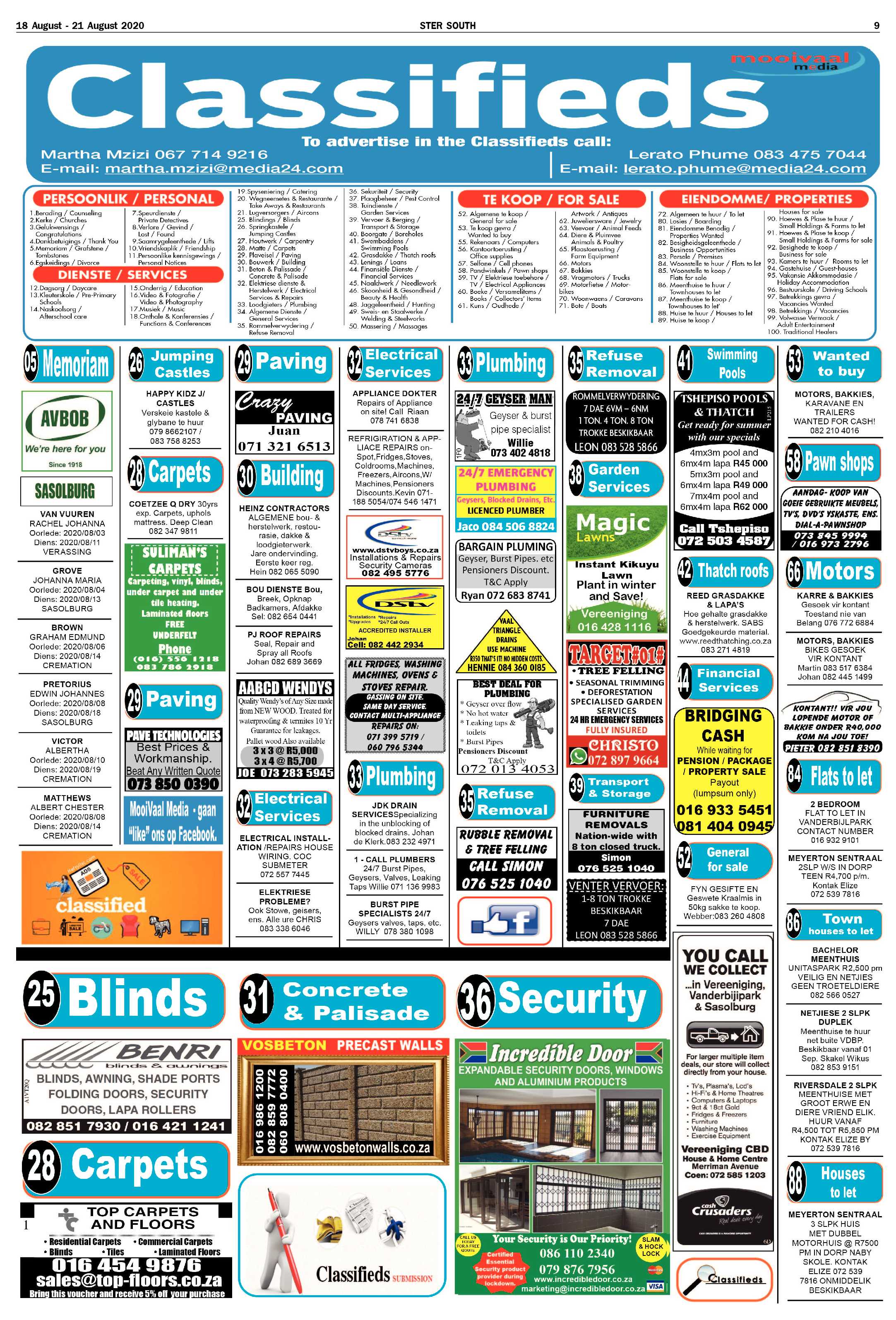 STER SOUTH 18 August – 21 August 2020 page 9