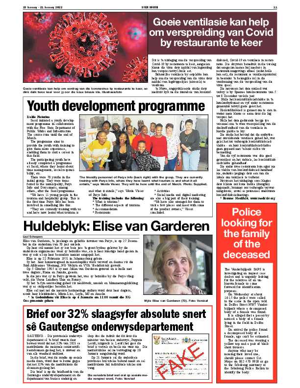 STER SOUTH 18 January – 21 January 2022 page 11
