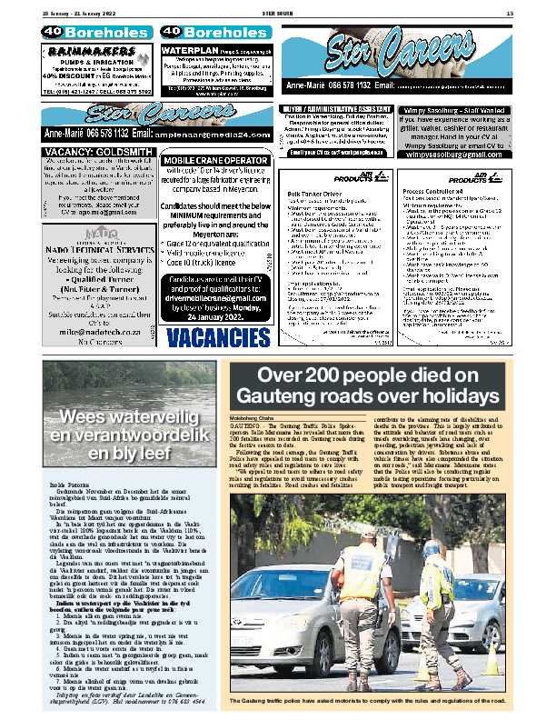STER SOUTH 18 January – 21 January 2022 page 15