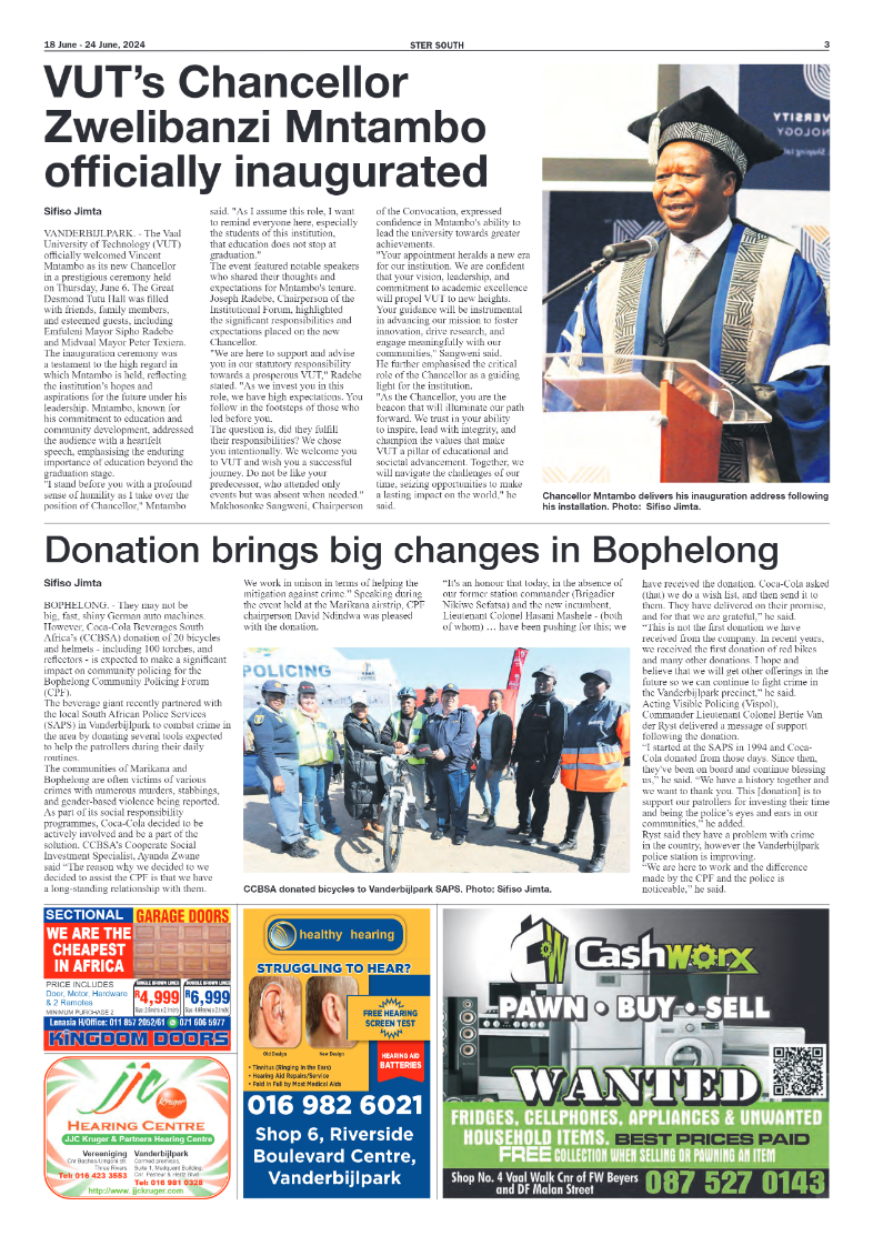 STER SOUTH 18 June – 24 June, 2024 page 3