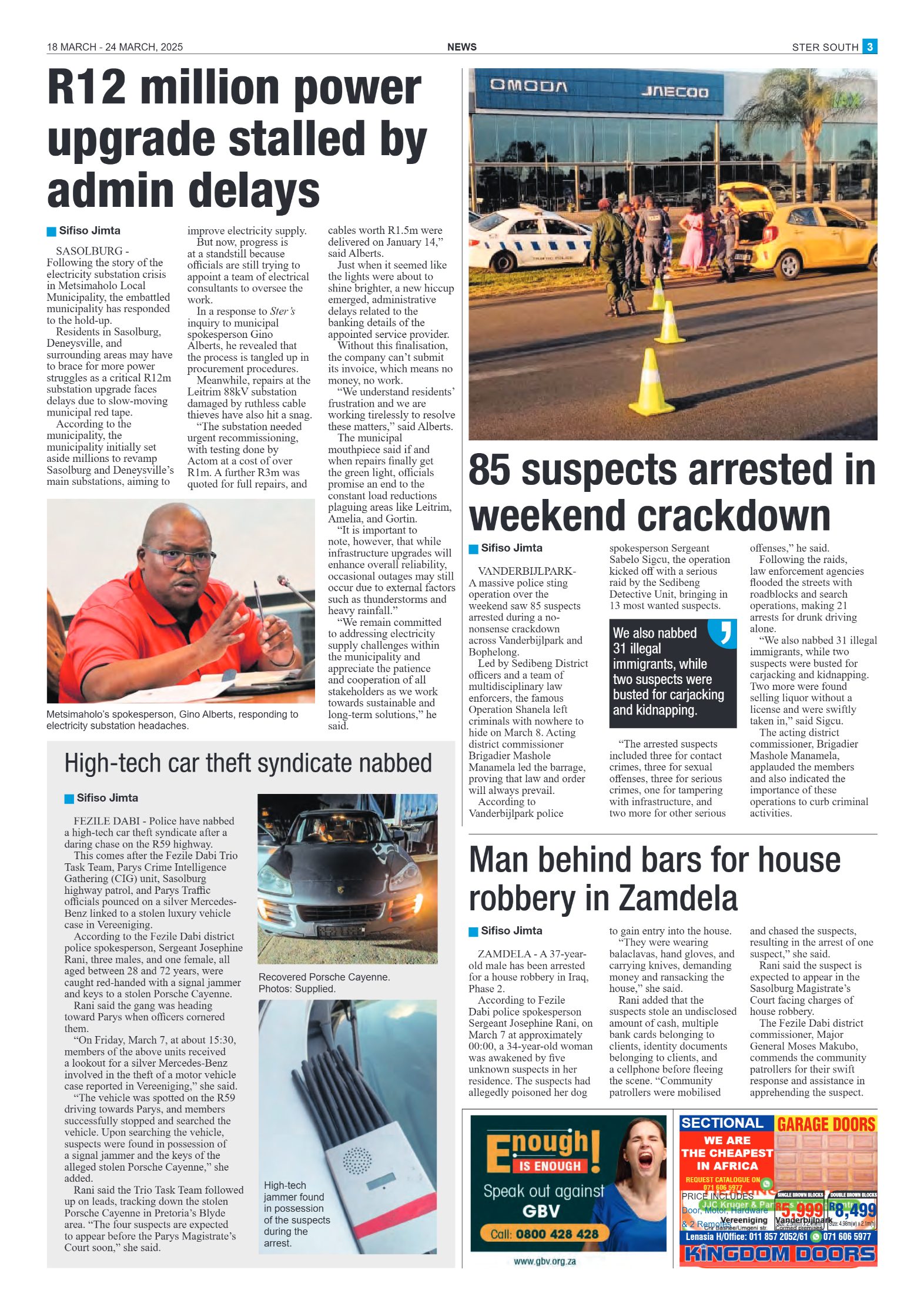 STER SOUTH 18 MARCH – 24 MARCH, 2025 page 3