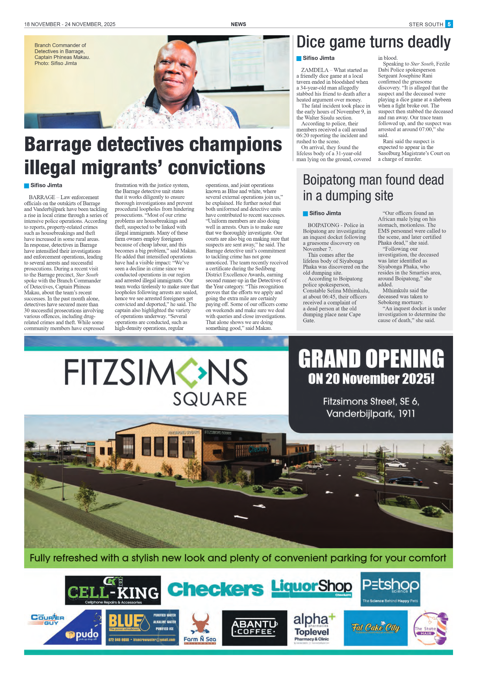 STER SOUTH 18 NOVEMBER – 24 NOVEMBER, 2025 page 5