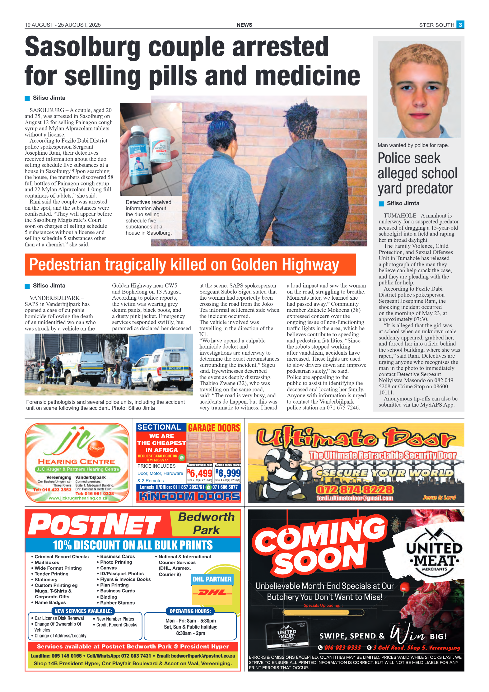 STER SOUTH 19 AUGUST – 25 AUGUST, 2025 page 3