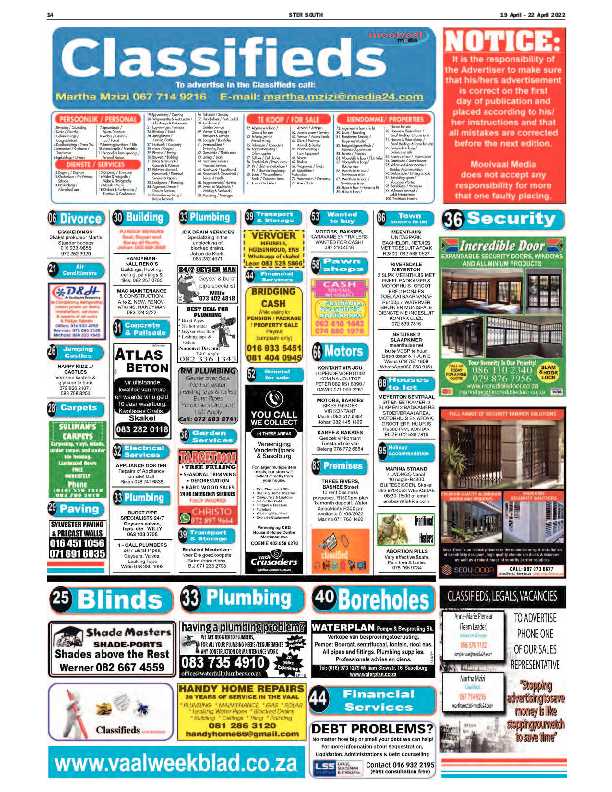 STER SOUTH 19 April – 22 April 2022 page 12