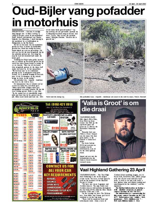 STER SOUTH 19 April – 22 April 2022 page 4