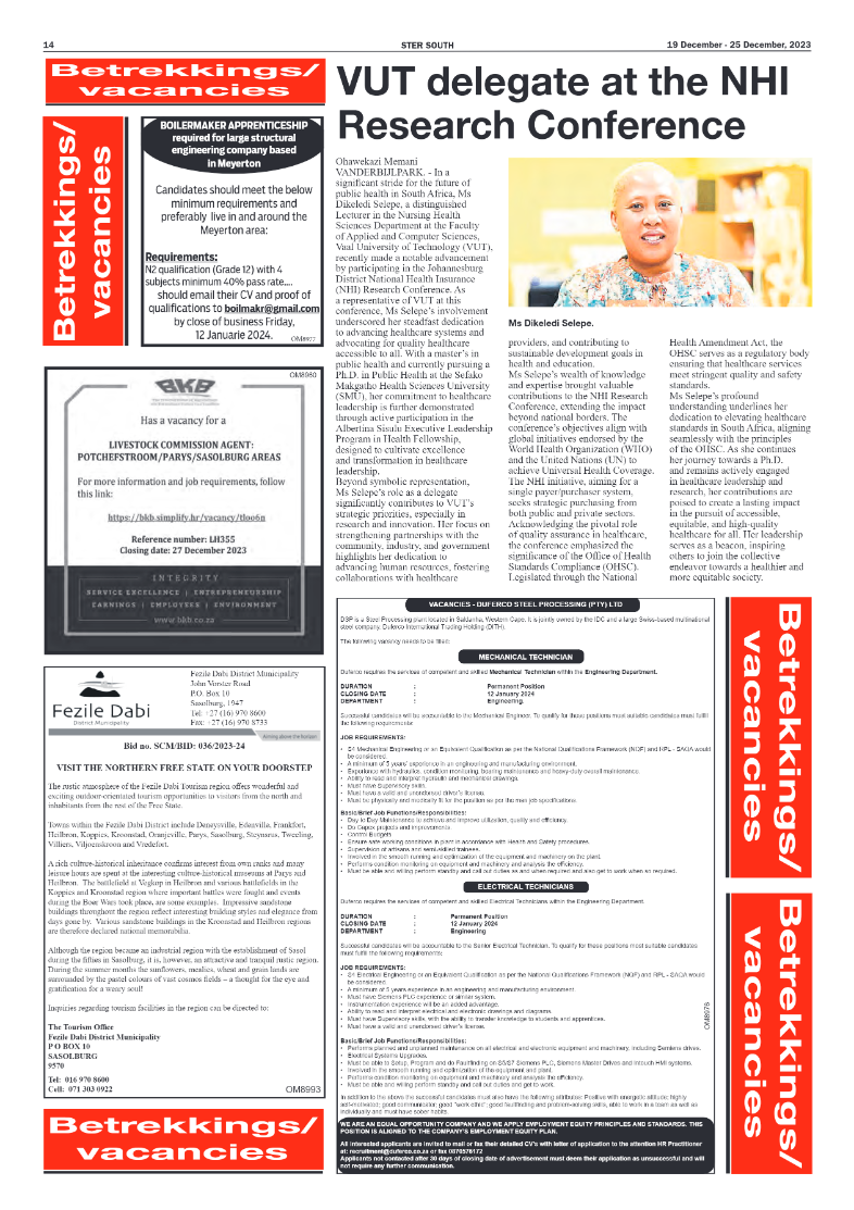 STER SOUTH 19 December – 25 December, 2023 page 14
