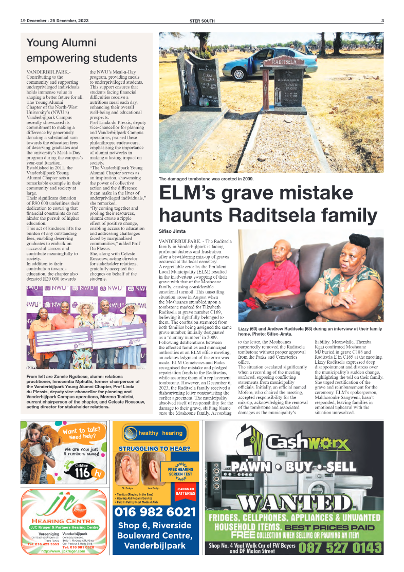 STER SOUTH 19 December – 25 December, 2023 page 3