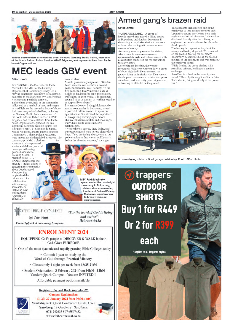 STER SOUTH 19 December – 25 December, 2023 page 5
