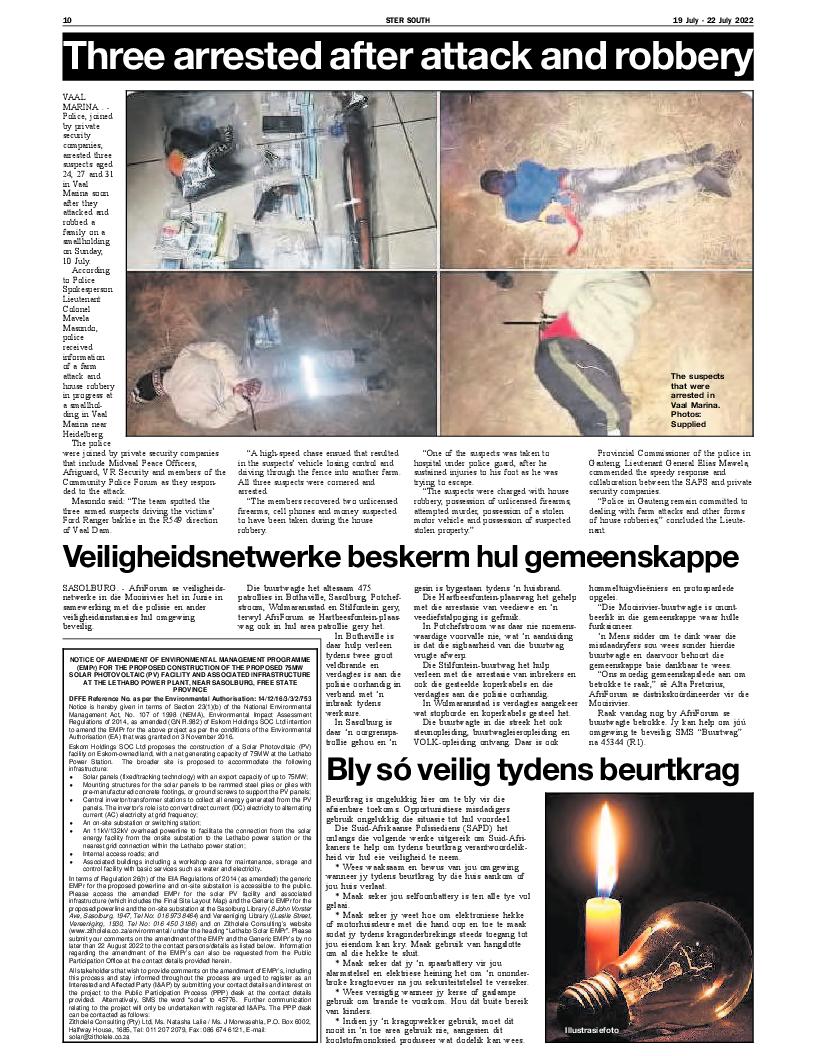 STER SOUTH 19 July – 22 July 2022 page 12