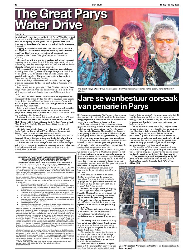 STER SOUTH 19 July – 22 July 2022 page 13