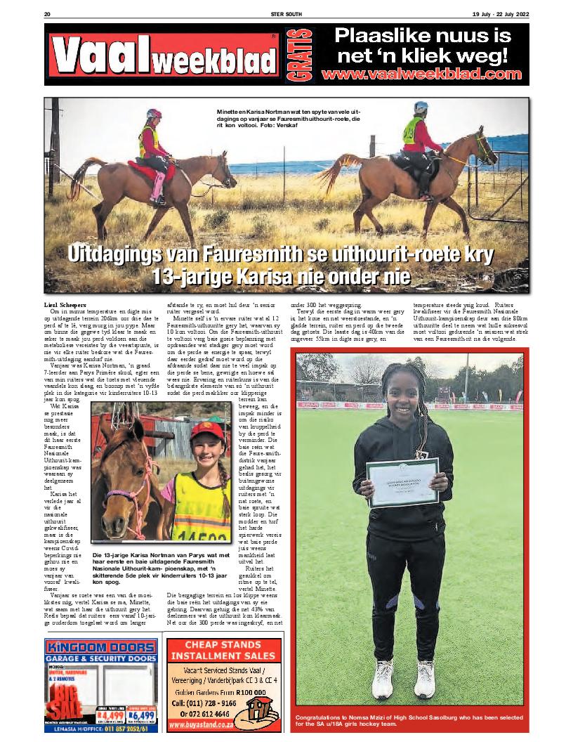 STER SOUTH 19 July – 22 July 2022 page 18