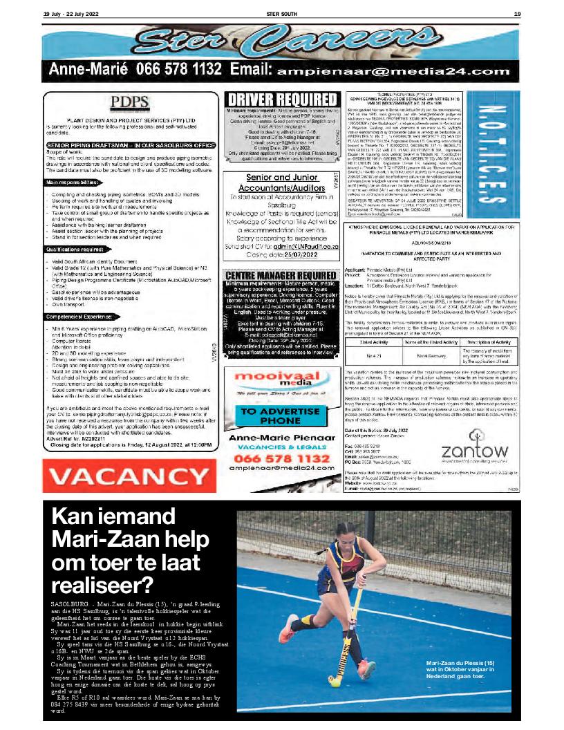 STER SOUTH 19 July – 22 July 2022 page 20